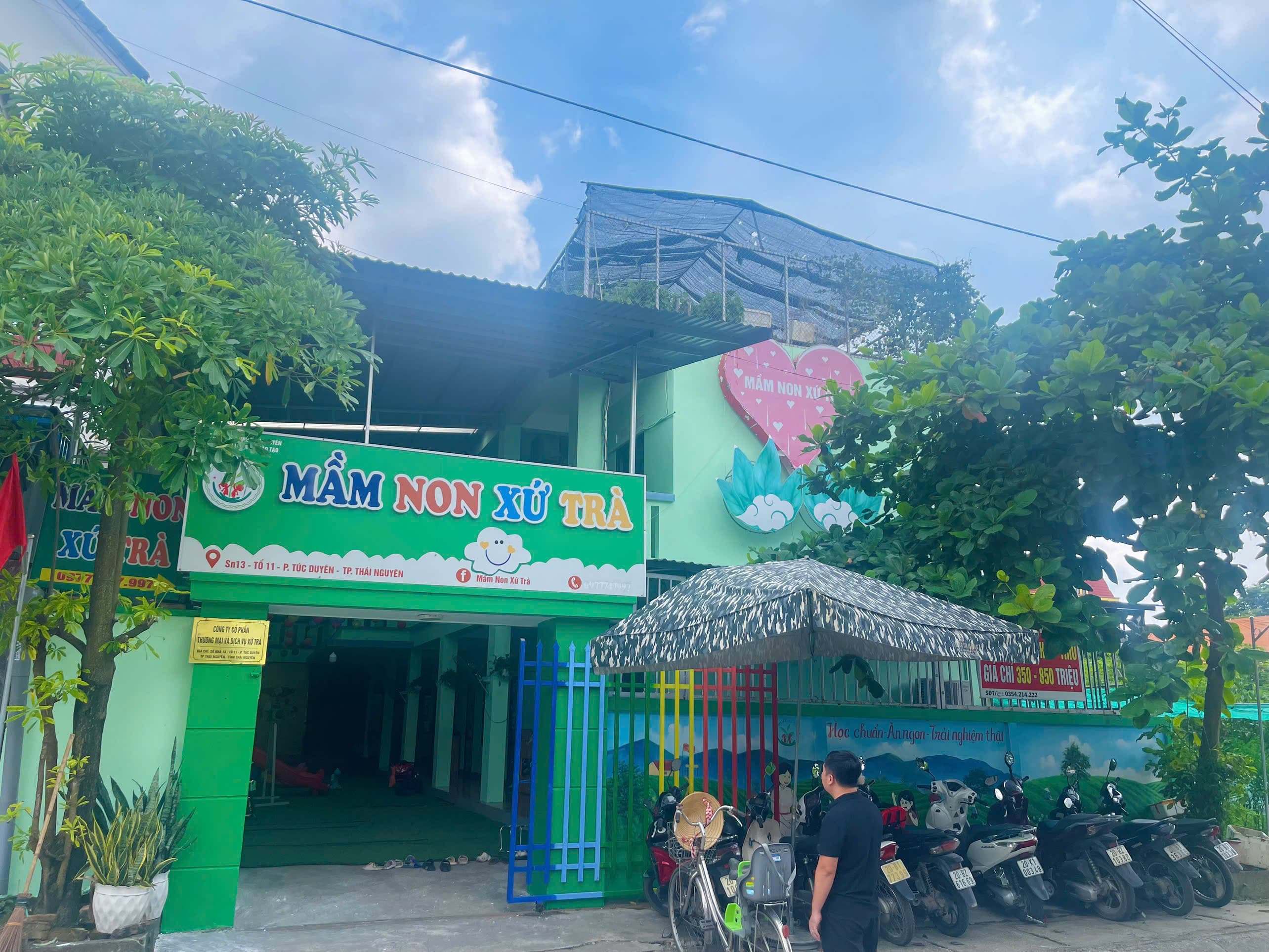 Toàn cảnh trường Mầm Non Xứ Trà