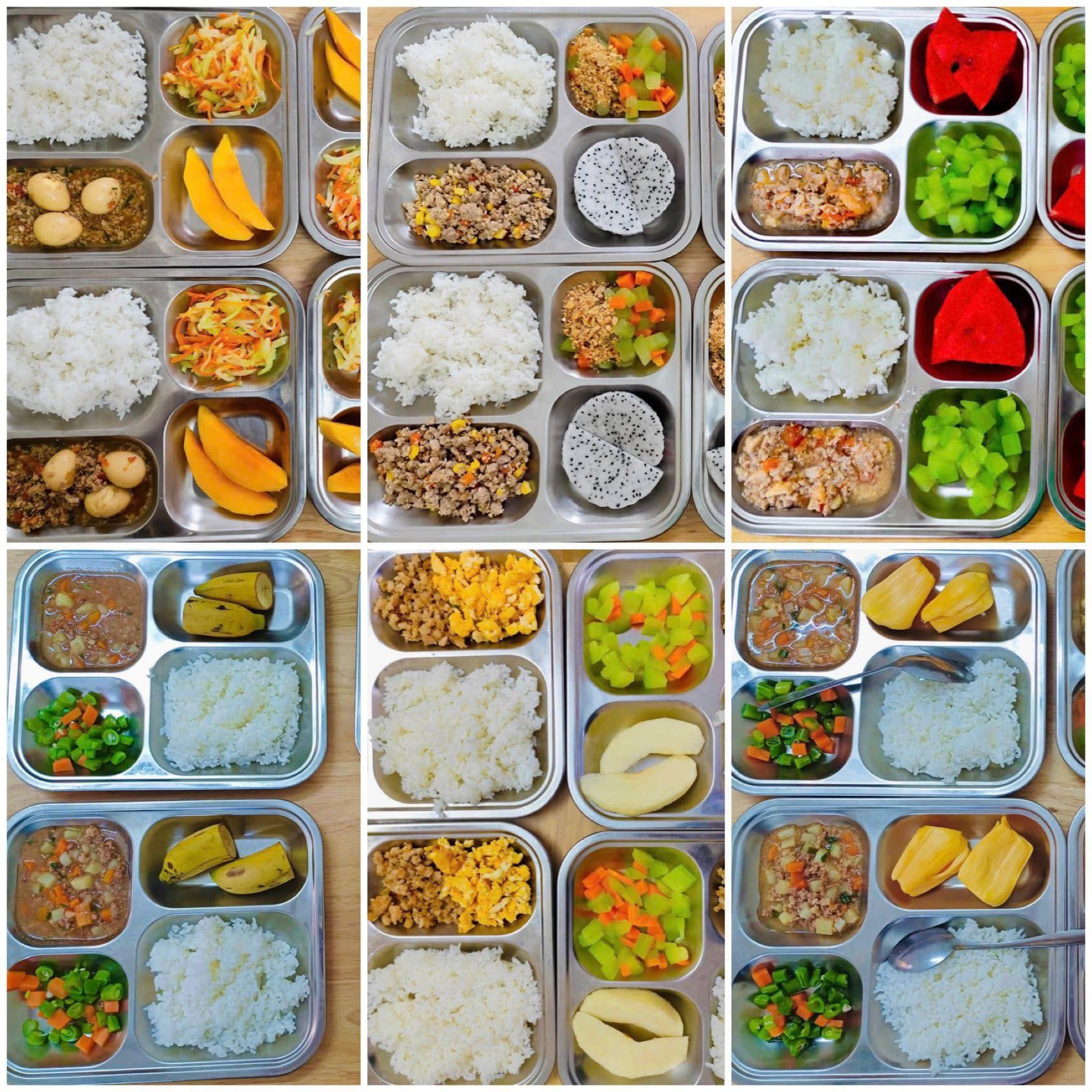 Giờ ăn dinh dưỡng, thực đơn thay đổi hàng ngày